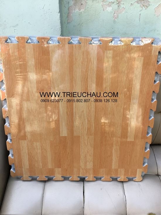 Thảm xốp 60 × 60 cm trải sàn vân gỗ Âu Lạc - 2