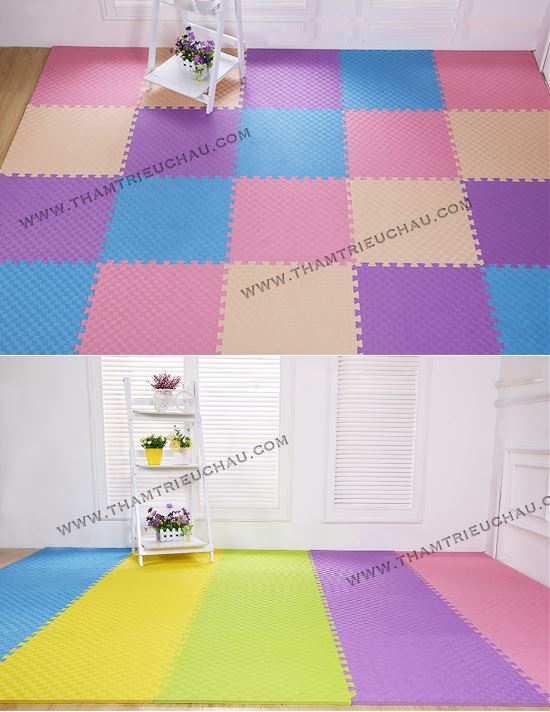 Thảm xốp màu 60 × 60 cm - 6