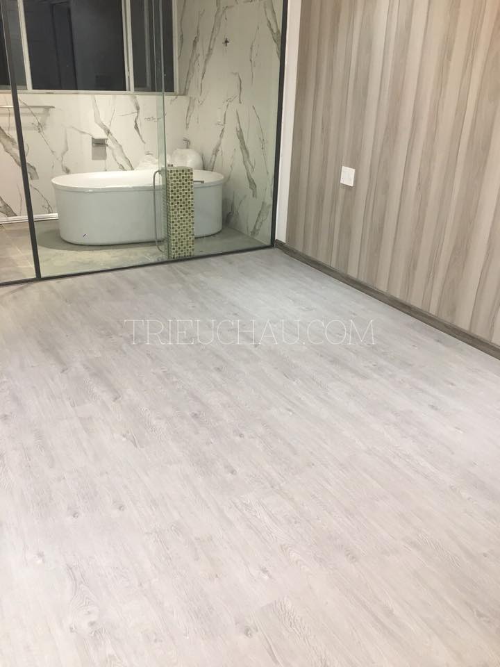 Thi công sàn nhựa SPC Universe 4mm tại khách sạn 4 sao Lotte Mart Cộng Hòa 3