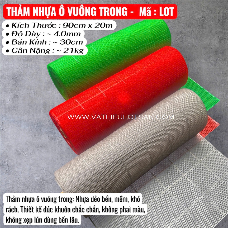 thảm nhựa chống trơn ô vuông dẻo 2026 (1)