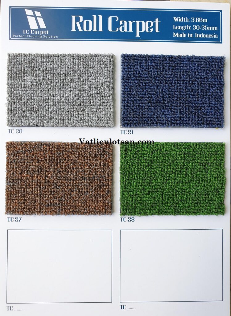 thảm trải cầu thang roll carpet vatlieulotsan 2